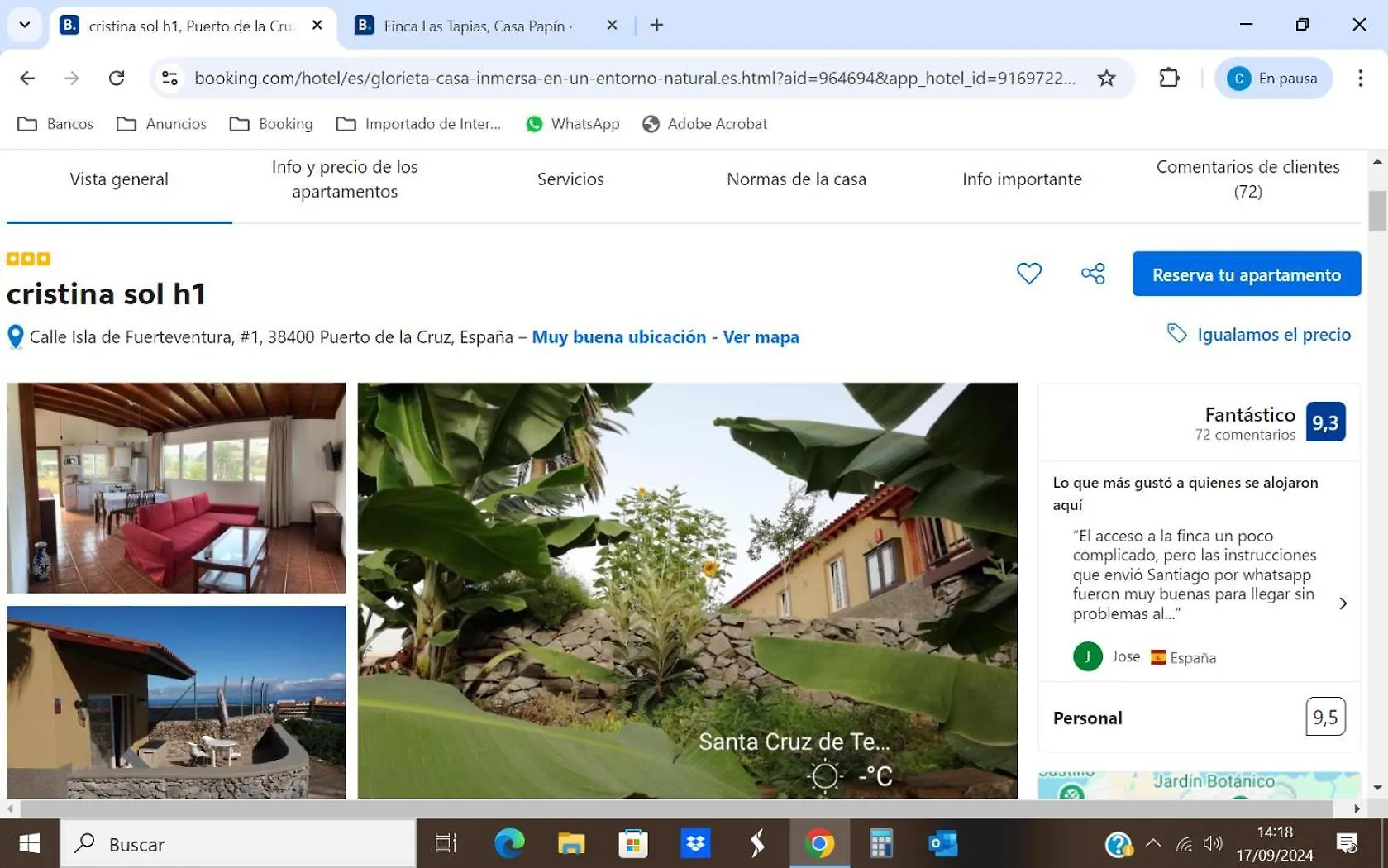 Finca Las Tapias, Casa Papin Puerto de la Cruz  Holiday home